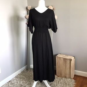 Linen maxi dress